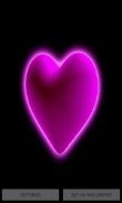 Purple Hearts Live Wallpaper screenshot 0