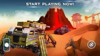 Bloklu Arabalar (Blocky Cars) - Tank oyunları screenshot 5