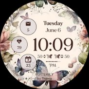 Butterfly Watch Face screenshot 5