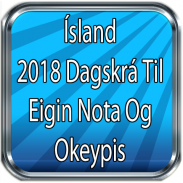 Ísland 2018 Dagskrá Til Eigin Nota Og Okeypis screenshot 3