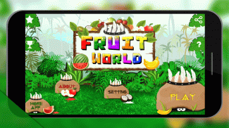 Cut Fruit World 3D screenshot 1