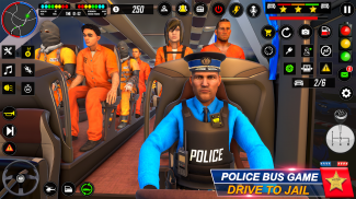 Jogo de ônibus da polícia screenshot 3