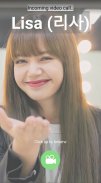 Lisa Video Call Blackpink- Video Call Simulation screenshot 2