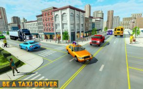 City Taxi Driving Simulator 2021: Fun Cab Games screenshot 3