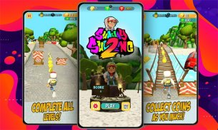 Subway Strike 2 - New Zoo Rush Running Escape screenshot 4