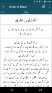 Anwar-ul-Bayan - Quran Translation and Tafseer screenshot 1