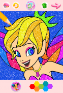 Rainbow Glitter Coloring Book screenshot 2