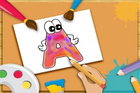 ABC Coloring Book para Criança screenshot 1