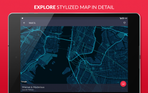 Wall St 🗺 Stylized Street Maps as Live Wallpapers screenshot 7