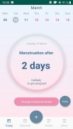 Women's Calendar: Menstrual Cycle Period Tracker screenshot 2