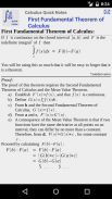 Calculus Quick Notes screenshot 3
