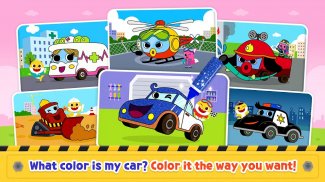 碰碰狐汽车城 ：唱歌、开车和涂色小游戏！ screenshot 1