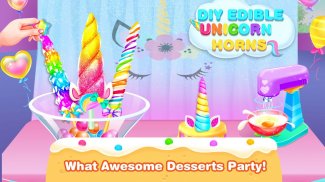 Unicorn Horn Dessert Games screenshot 5
