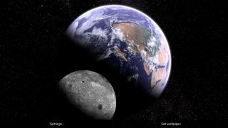 Earth & Moon in HD Gyro 3D Parallax Live Wallpaper screenshot 10