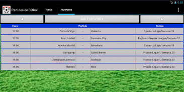 Partidos de Fútbol screenshot 13