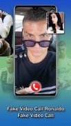 Ronaldo Fake Video Call screenshot 3