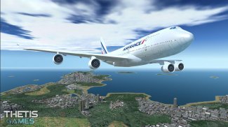 Flight Simulator 2017 FlyWings Free screenshot 1