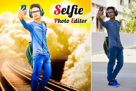 Selfie Photo Editor screenshot 3