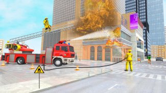 911 Rescue Fire Truck 3D Sim screenshot 0