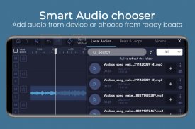 Editor de áudio - Música Mixer screenshot 3