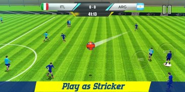 踢足球比赛：现实世界足球杯2018- Play Real Football Game screenshot 7