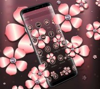 Rose Gold Luxury Flower Theme screenshot 1