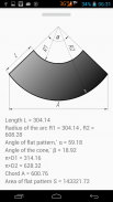 Flat pattern cone calculator screenshot 2