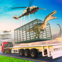 Jurassic Dinosaur Transport Offroad Truck Icon