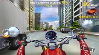 Piloto de motocicleta - Moto Highway Rider screenshot 1