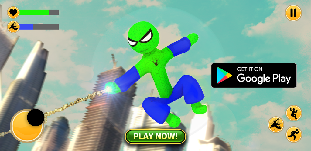 Stickman Spiders Battle Simula – Apps on Google Play