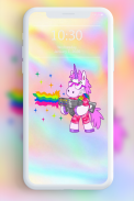 Kawai Unicorn Wallpaper screenshot 3
