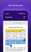 RTF Viewer RTF File Reader for Android screenshot 0