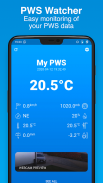 PWS Watcher ⛅️ Personal Weather Station Monitoring screenshot 0