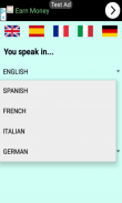 Voice Translator! use your VOICE to TRANSLATE to Spanish, French, Italian, German screenshot 2