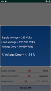 NEC Voltage Drop Calculator screenshot 3