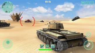 Tank Savaşı: Savaş Atış Oyunu screenshot 1