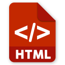 HTML Source Code Viewer Website Icon