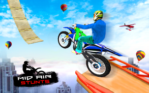 Mega Ramp Bike Impossible Stunt Race screenshot 2