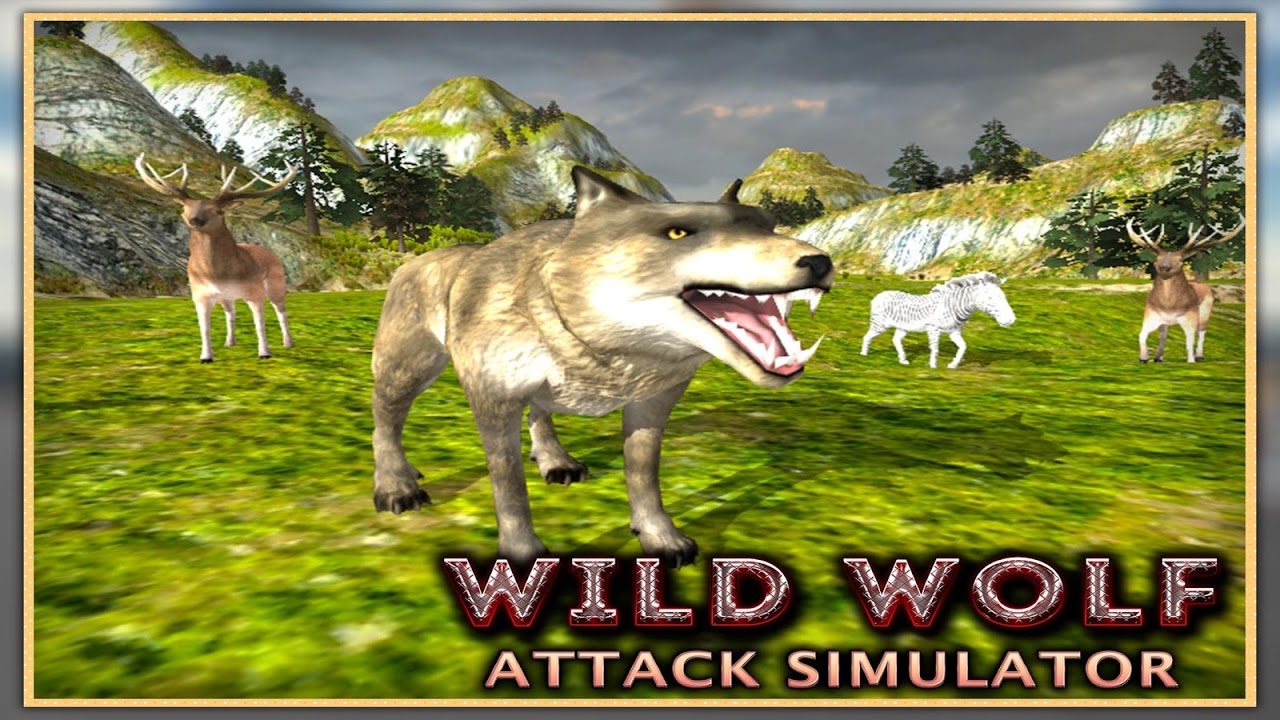 Wild Wolf Атака симулятор 3D - Загрузить APK для Android | Aptoide