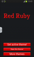 Red Ruby Keyboard Skin screenshot 0