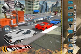 Sports Car Transport Truck Sim screenshot 3