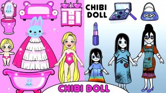 Chibi Dolls Dress Up Makeover screenshot 2