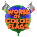 Мир цветных флагов Icon