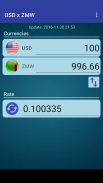 US Dollar to Zambian Kwacha screenshot 1