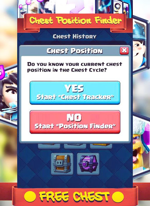 clash royale chest finder