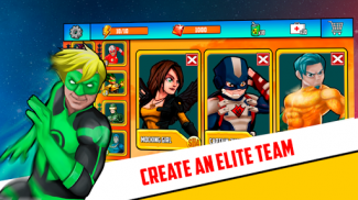 सुपरहीरो लीग - लड़ खेलों screenshot 0
