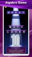 Algebra Game - Solve Mental Math screenshot 9