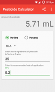 Pesticide Calculator screenshot 0