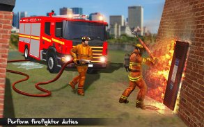 Escola bombeiro americano: formação herói resgate screenshot 5