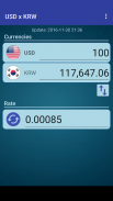 USD x KRW screenshot 1